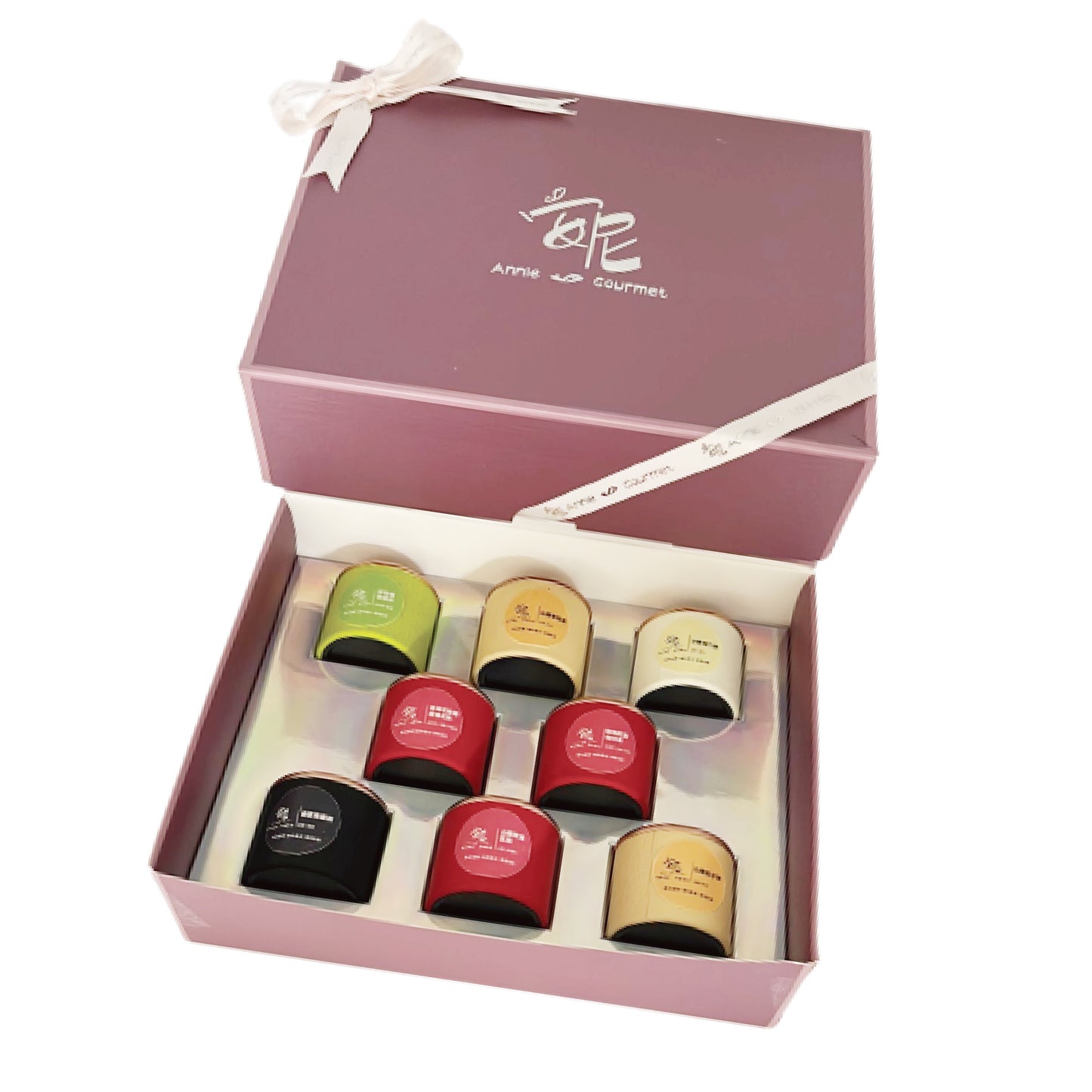Scented Tea Ribbon Gift Box (8 Cans)